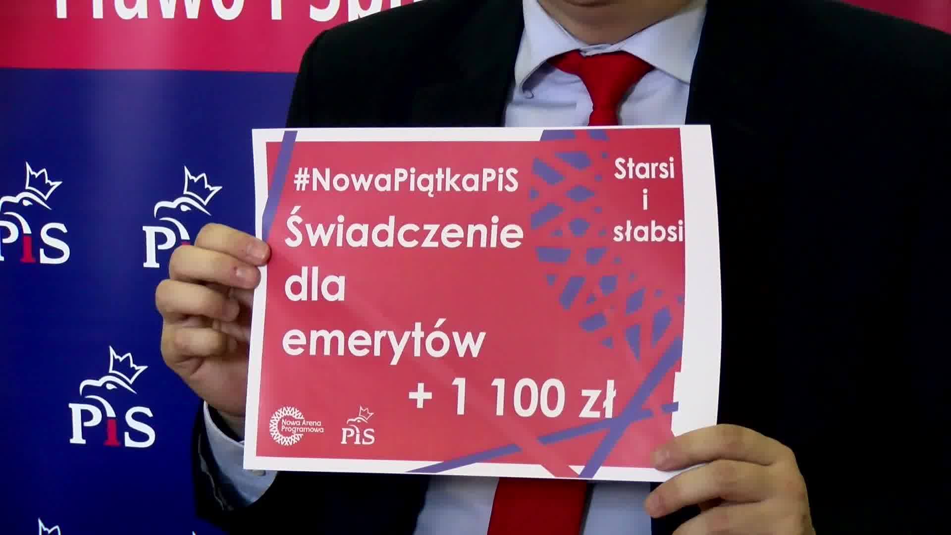 Senator Mróz przedstawia tzw. piątkę Kaczyńskiego