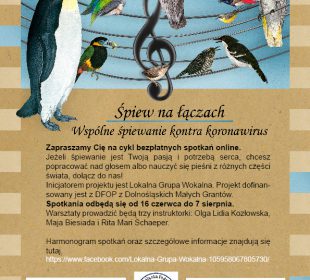 Śpiew na łączach – wspólne śpiewanie kontra koronawirus
