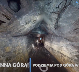 Podziemia pod górą Widok w Kamiennej Górze