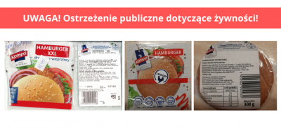 UWAGA!Ostrzeżenie publiczne dotyczące żywności!