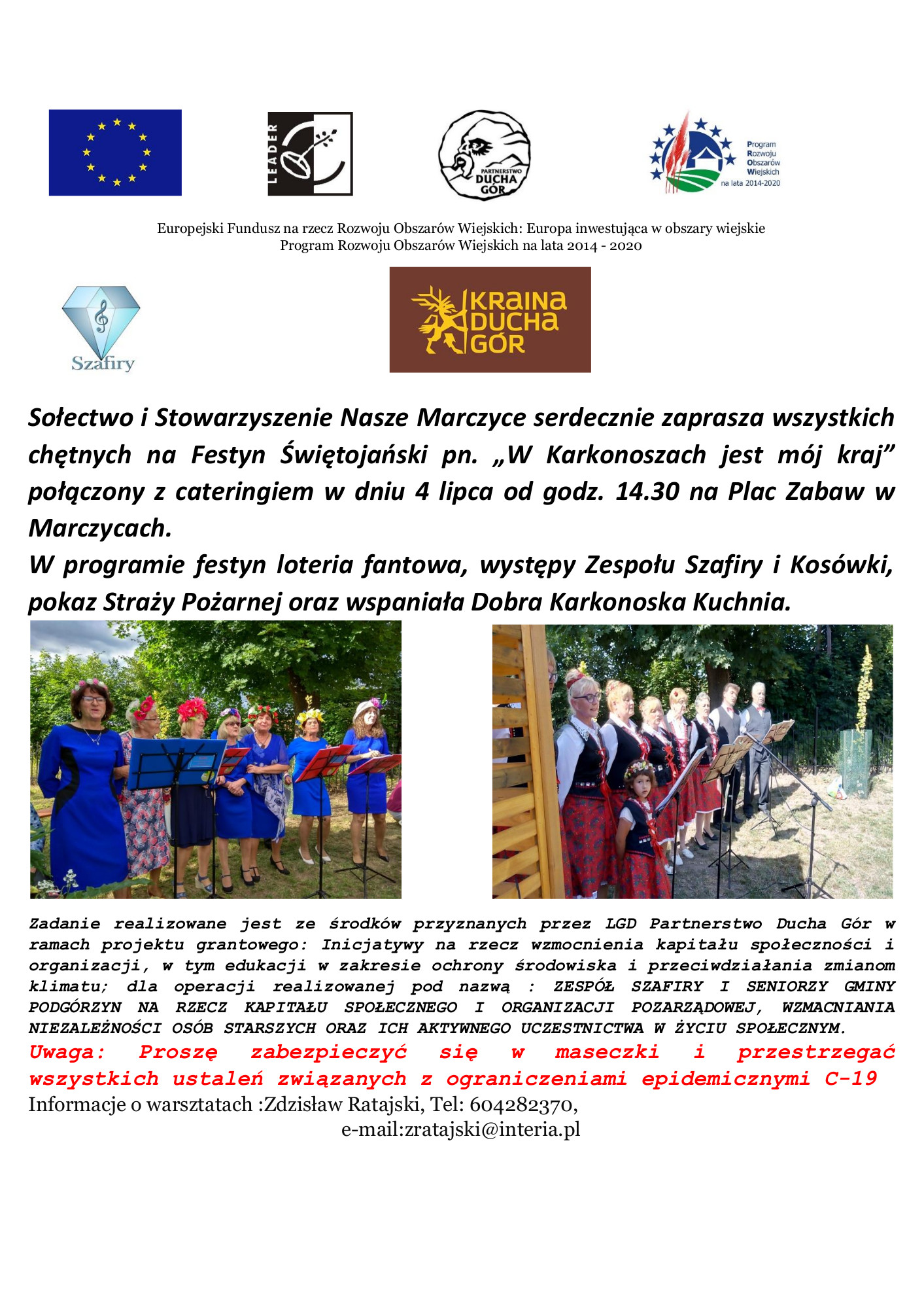 W Karkonoszach jest mój kraj – Festyn Świętojański w Marczycach