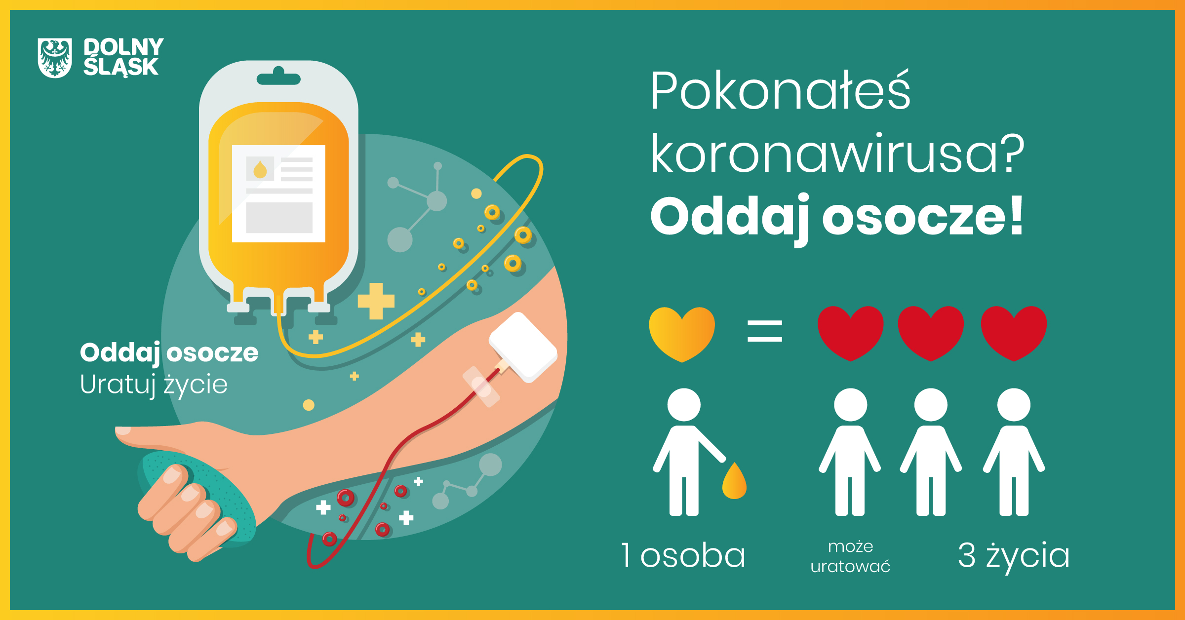 Pokonałeś COVID-19? Oddaj osocze i pomóż wyzdrowieć innym!