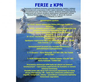 Ferie zimowe z Karkonoskim Parkiem Narodowym Ferie zimowe z Karkonoskim Parkiem Narodowym