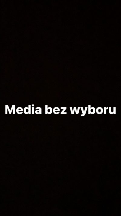 Media bez wyboru- trwa protest mediów