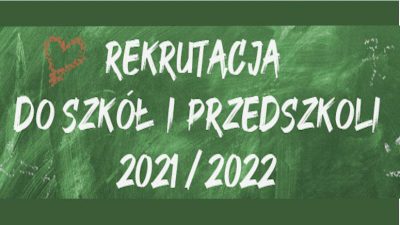 Rusza rekrutacja do szkół i przedszkoli