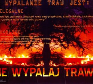 Akcja informacyjna- “Zakaz wypalania traw 2021”