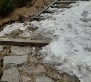 Otwarty szlak przez Kocioł Łomniczk