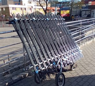 Wózkiem dziecięcym przewoził skradziony płot