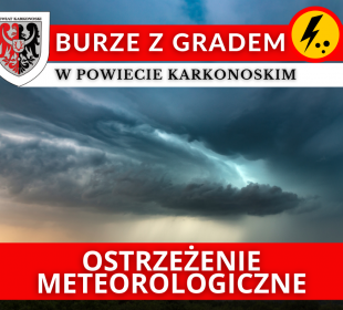Burze z gradem w powiecie karkonoskim