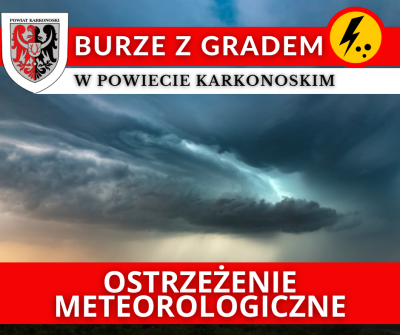 Burze z gradem w powiecie karkonoskim