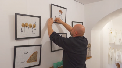 Wyjątkowa wystawa Lniany czerwiec w Caffe Szept