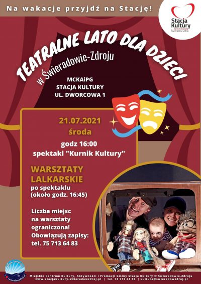 Świeradów- Zdrój: Teatralne lato dla dzieci Świeradów- Zdrój: Teatralne lato dla dzieci