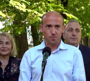 Budka, Schetyna i Czernow spotkali się z mieszkańcami