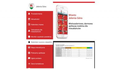 Kalendarz wywozu odpadów jest już dostępny w Aplikacji Mobilnej Jelenia Góra