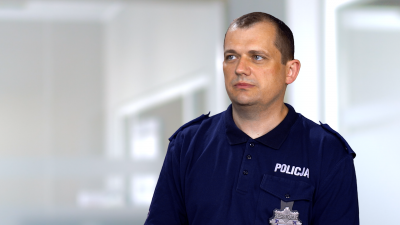 Gość Dnia – asp. sztab. Mateusz Królak