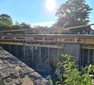 Most na Wrzosówce – prace idą pełną parą