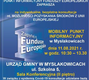 Mobilny Punkt Informacyjny Funduszy Europejskich w Mysłakowicach Mobilny Punkt Informacyjny Funduszy Europejskich w Mysłakowicach