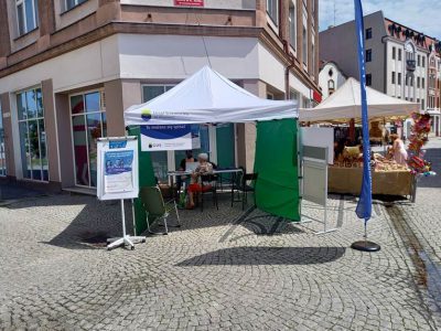 Mobilny punkt spisowy stanął na ul. 1 Maja