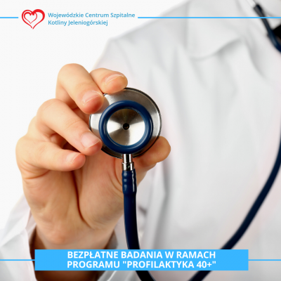 Program darmowych badań „Profilaktyka 40 PLUS” w WCSKJ