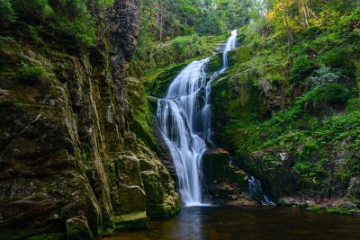 Fragment drogi do wodospadu Kamieńczyka tymczasowo zamknięty