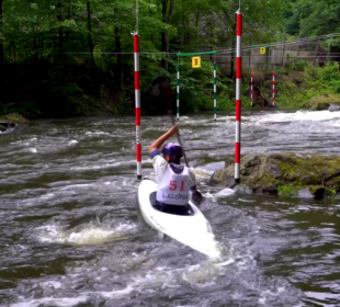 Rekordowe Mistrzostwa Polski w slalomie kajakowym  w Leśnej