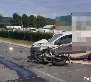 Śmiertelny wypadek z udziałem motocyklisty