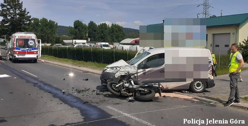 Śmiertelny wypadek z udziałem motocyklisty