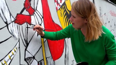 Gadający mural z Bolkowa