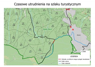 Uwaga! Utrudnienia na szlakach