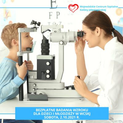 Bezpłatne badania wzroku dla dzieci i młodzieży w WCSKJ