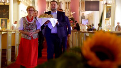 Dożynki gminne w Mysłakowicach