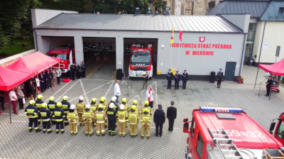 W Miłkowie oficjalnie oddano do użytku nową remizę strażacką