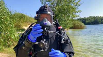Jeleniogórscy strażacy ćwiczyli pod wodą Jeleniogórscy strażacy ćwiczyli pod wodą