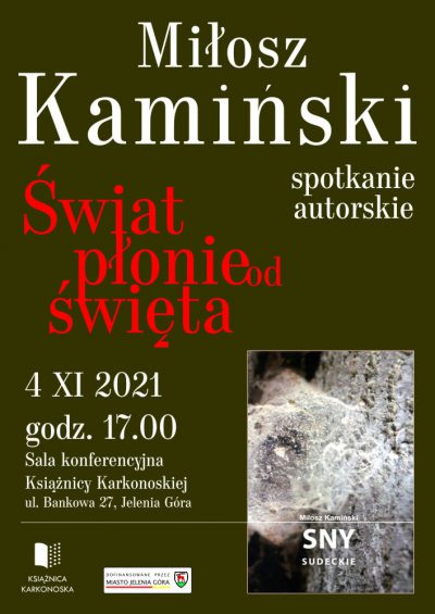 „Świat płonie od święta” spotkanie autorskie