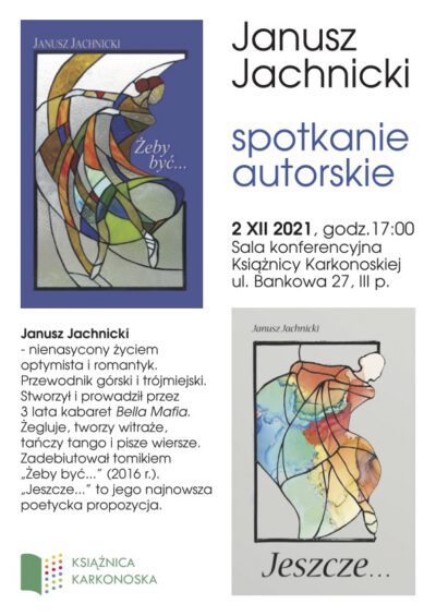 Wieczór z poezją i autorem Januszem Jachnickim