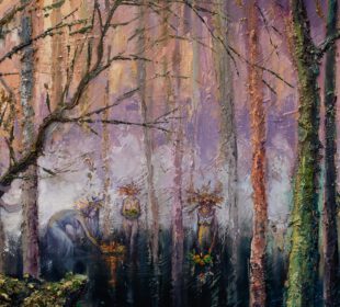 Obrazy Ryszarda Tyszkiewicza w Cieplicach Obrazy Ryszarda Tyszkiewicza w Cieplicach