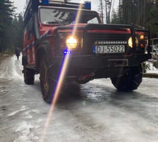 GOPR Karkonosze przywitał Nowy Rok pracowicie