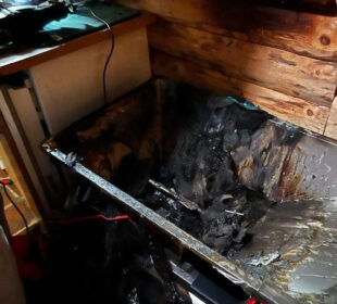 Zatrzymana za podpalenie altanki oraz włamania