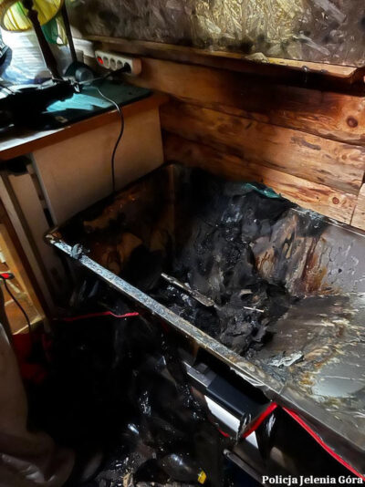 Zatrzymana za podpalenie altanki oraz włamania