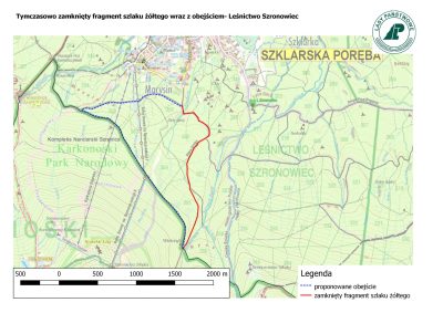 Uwaga, zamknięty szlak!!