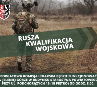 Rusza kwalifikacja wojskowa w Powiecie Karkonoskim Rusza kwalifikacja wojskowa w Powiecie Karkonoskim