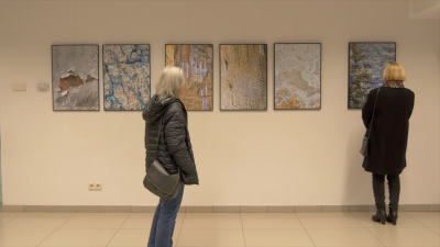 “Geometria przestrzeni” w Galerii “Na górze” “Geometria przestrzeni” w Galerii “Na górze”