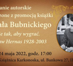 Spotkanie autorskie z Rafałem Bubnickim