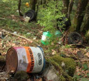 Góry śmieci w lasach i parkach. Ważyły prawie tyle co 2300 Dreamlinerów