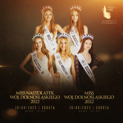 W sobotę poznamy nowe Miss Województwa Dolnośląskiego 2022 W sobotę poznamy nowe Miss Województwa Dolnośląskiego 2022