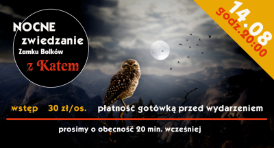 Nocne zwiedzanie Zamku Bolków… z katem