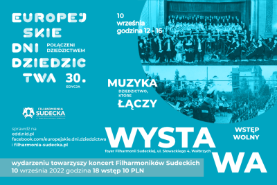 Symfoniczne Europejskie Dni Dziedzictwa w Filharmonii Sudeckiej