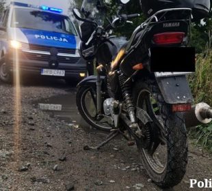 Zatrzymany do kontroli motocyklista przyznał, że na śniadanie zażył amfetminę