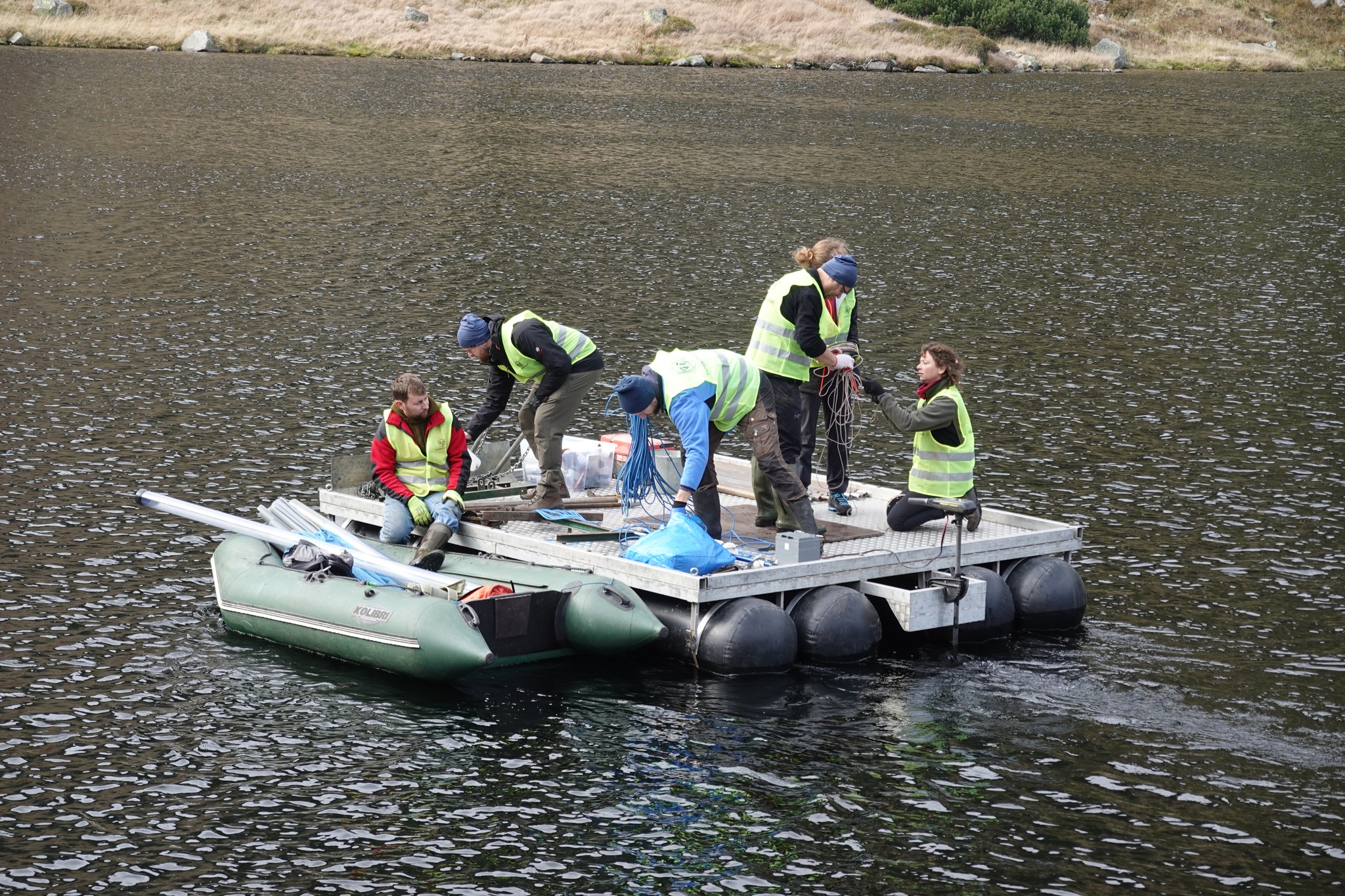 Naukowcy w Karkonoszach Naukowcy w Karkonoszach