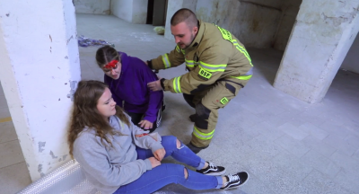 Strażacy i wojsko ćwiczą na manewrach ratowniczych Strażacy i wojsko ćwiczą na manewrach ratowniczych